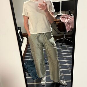 The Taffeta Drawstring Cargo Pant